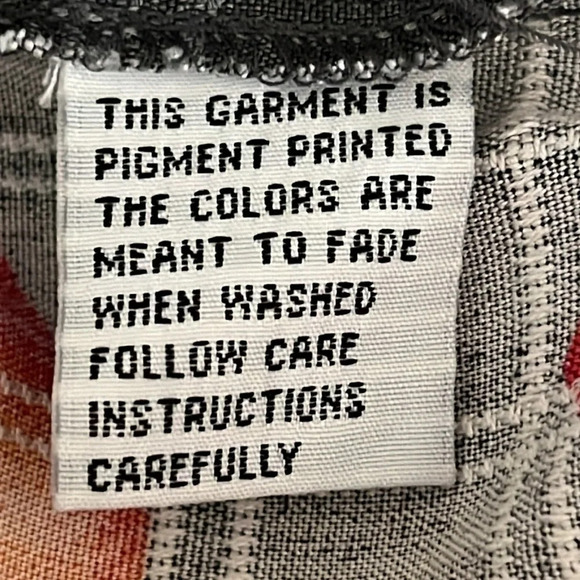 Tommy Bahama 100% Silk Floral Button Front Short Sleeve Shirt - Size Medium - Picture 5 of 8